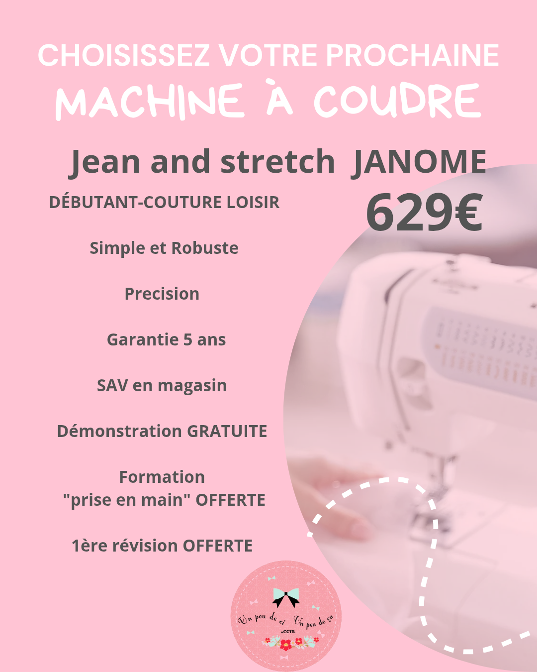 jean and strech machine a coudre granville